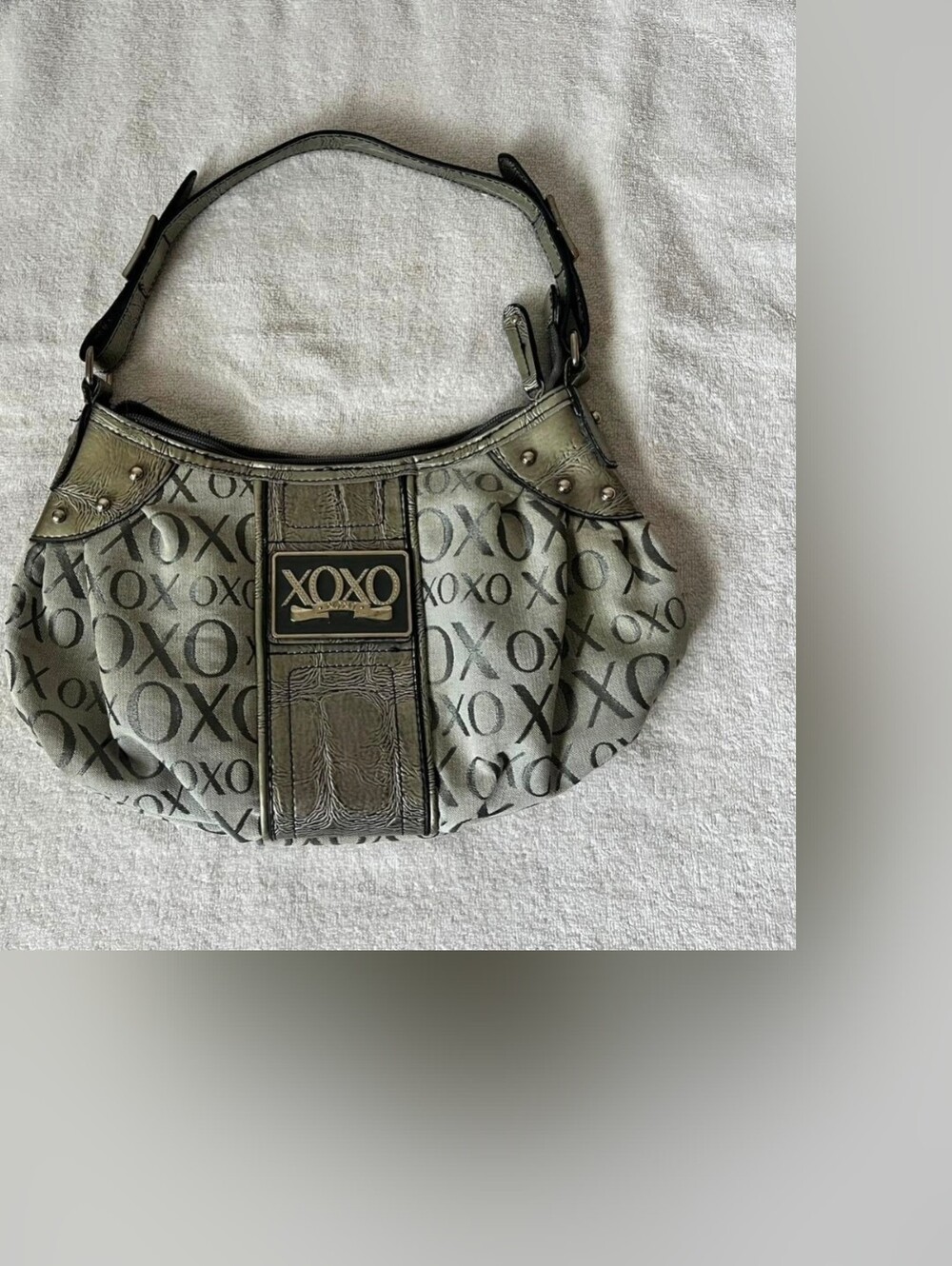 XOXO Olive Logo Hobo Shoulder Bag
